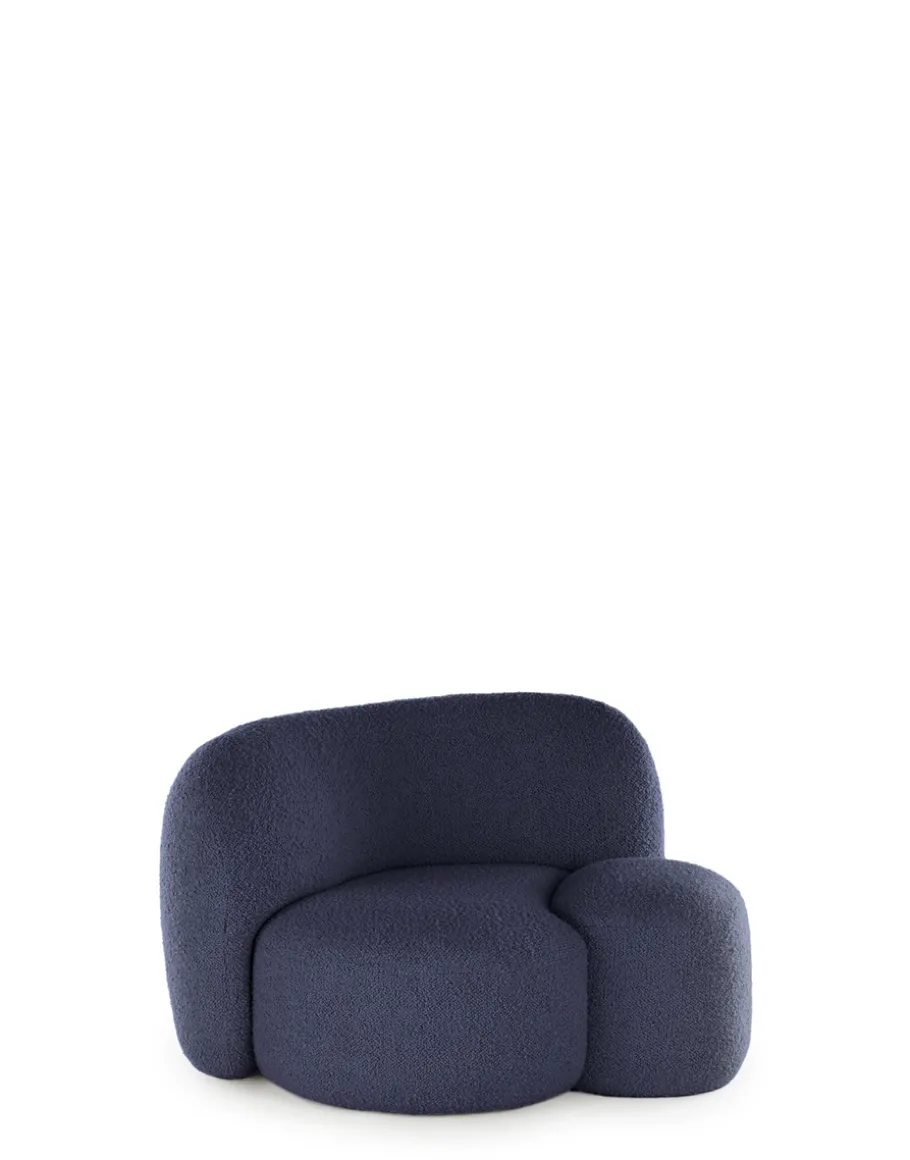 Aaland poltrona tessuto bouclé new stretch
