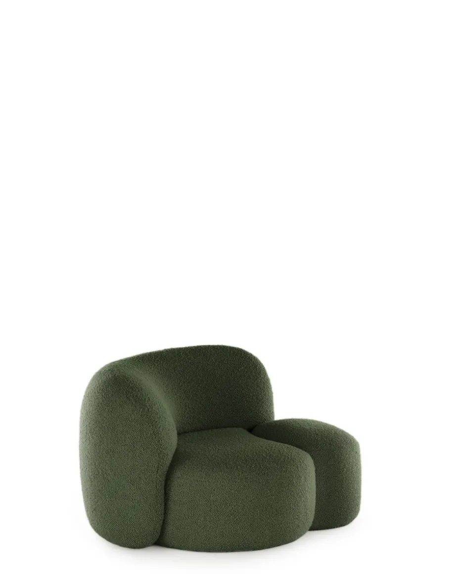 Aaland poltrona tessuto bouclé new stretch