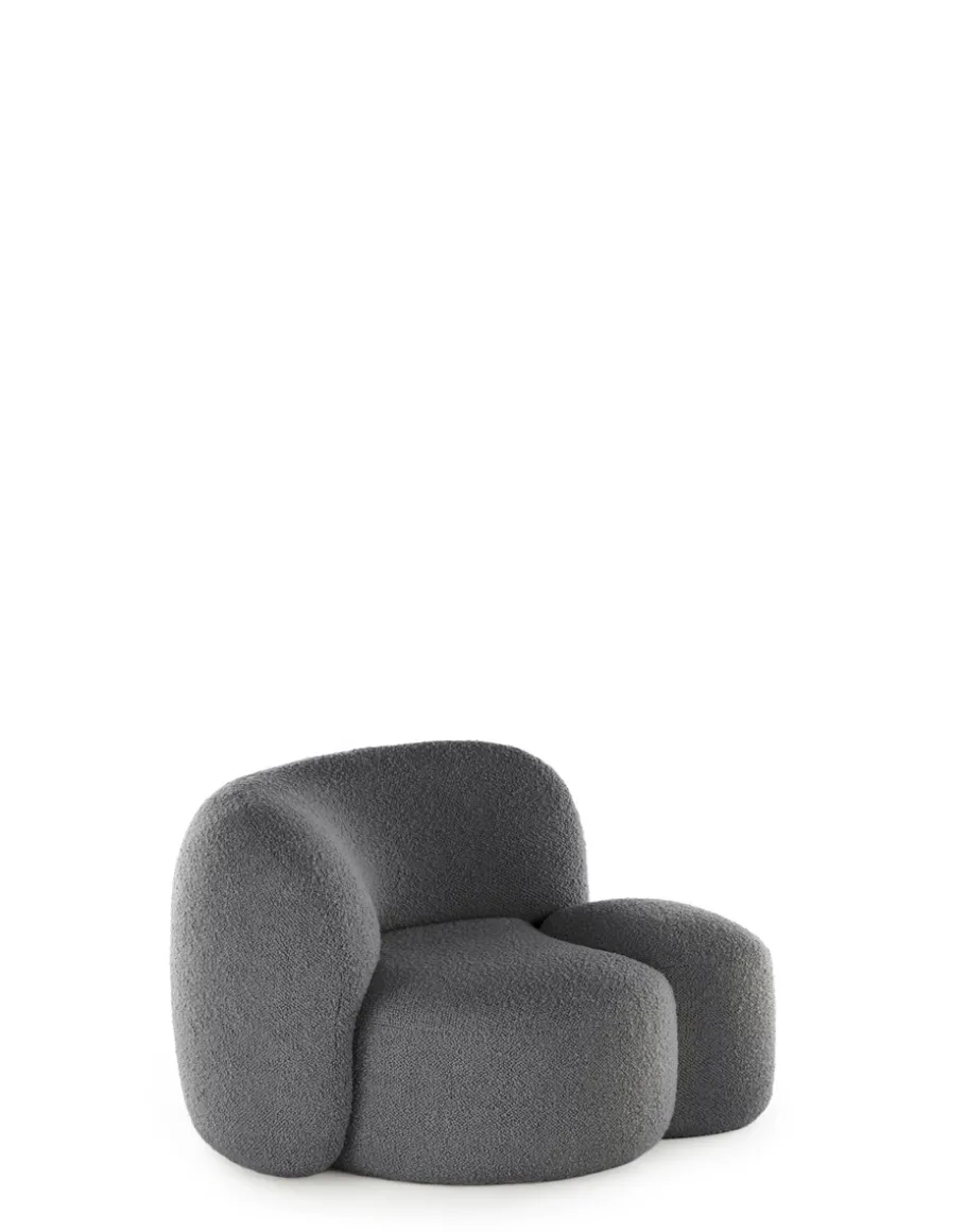Aaland poltrona tessuto bouclé new stretch