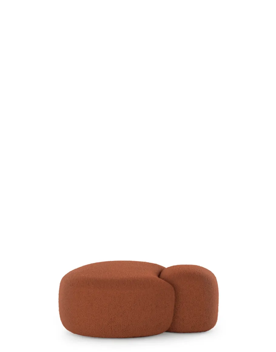 Aaland pouf tessuto gorgone