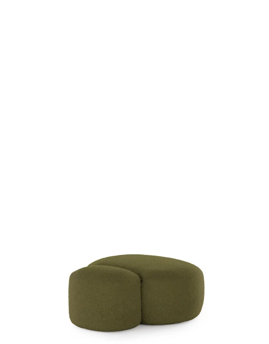 Aaland pouf tessuto gorgone