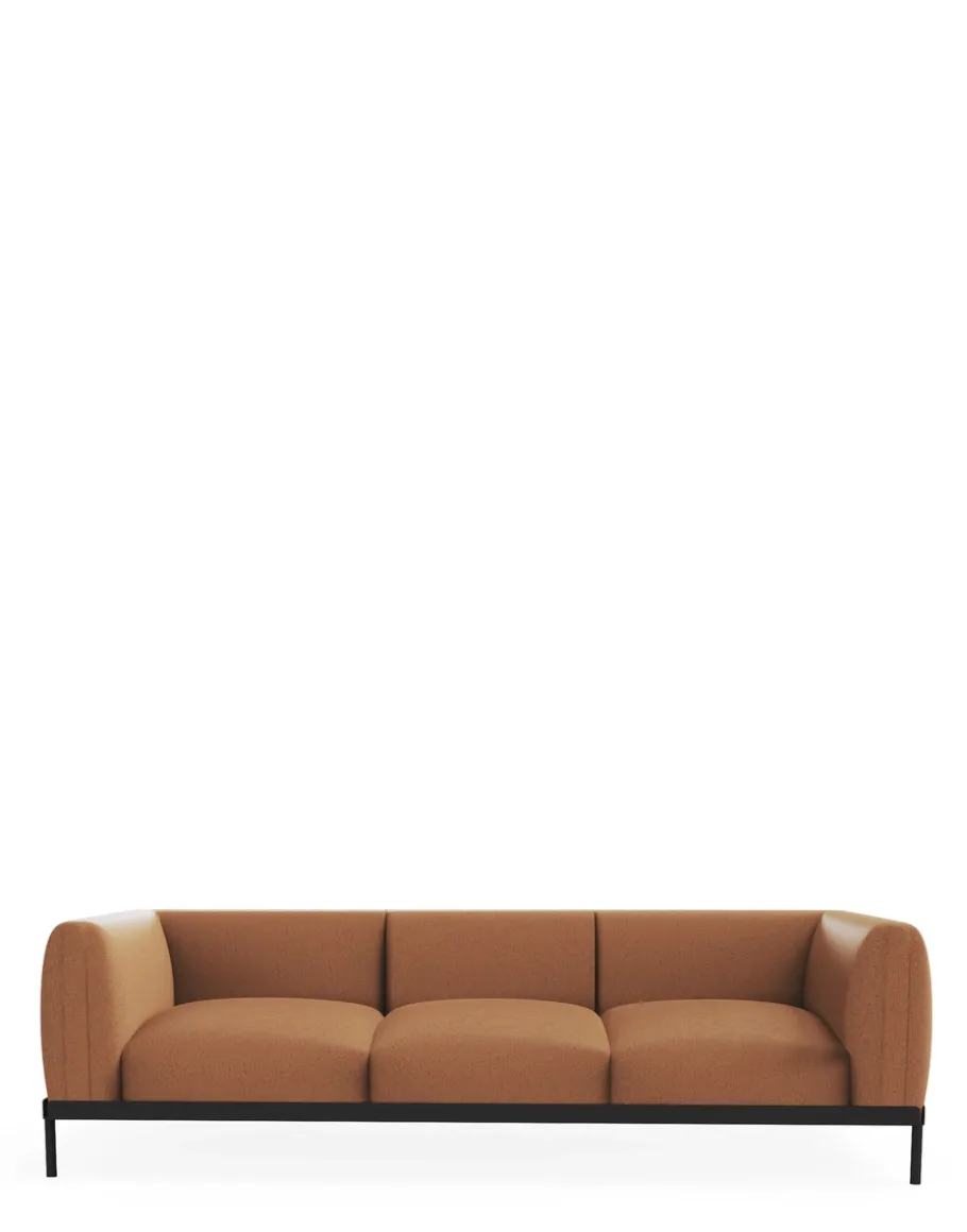 Asia leather divano 3 posti