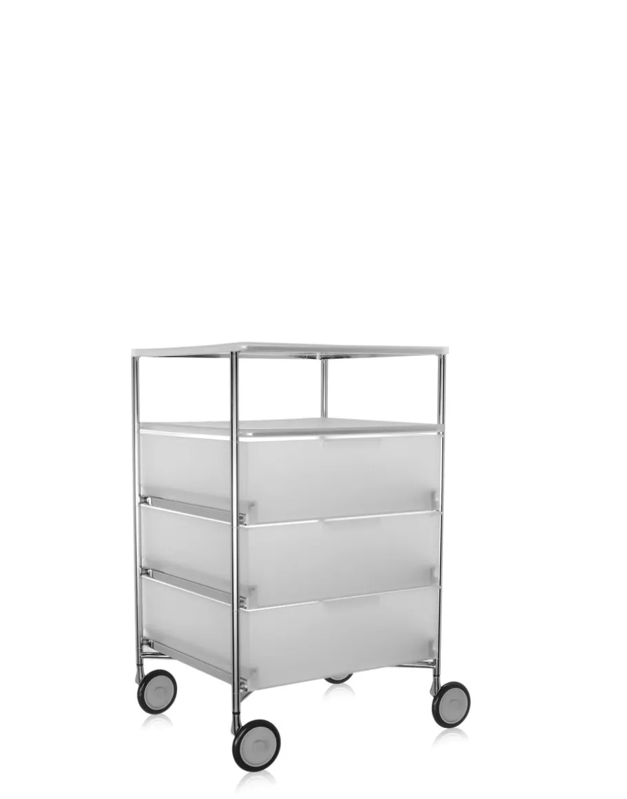Mobil 3 cassetti/1 ripiano con ruote