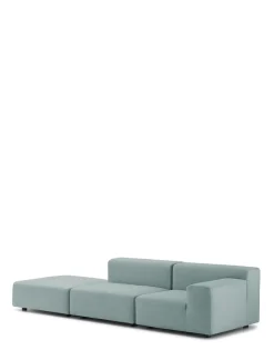 Plastics outdoor due posti + pouf