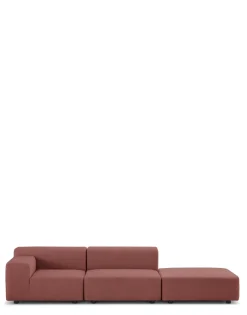 Plastics outdoor due posti + pouf