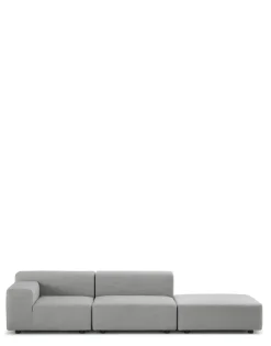 Plastics outdoor due posti + pouf