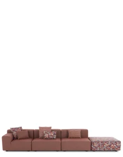 Plastics outdoor liberty 3 posti + 1 pouf artemis