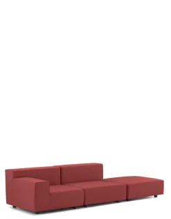 Plastics tech fabric due posti + pouf